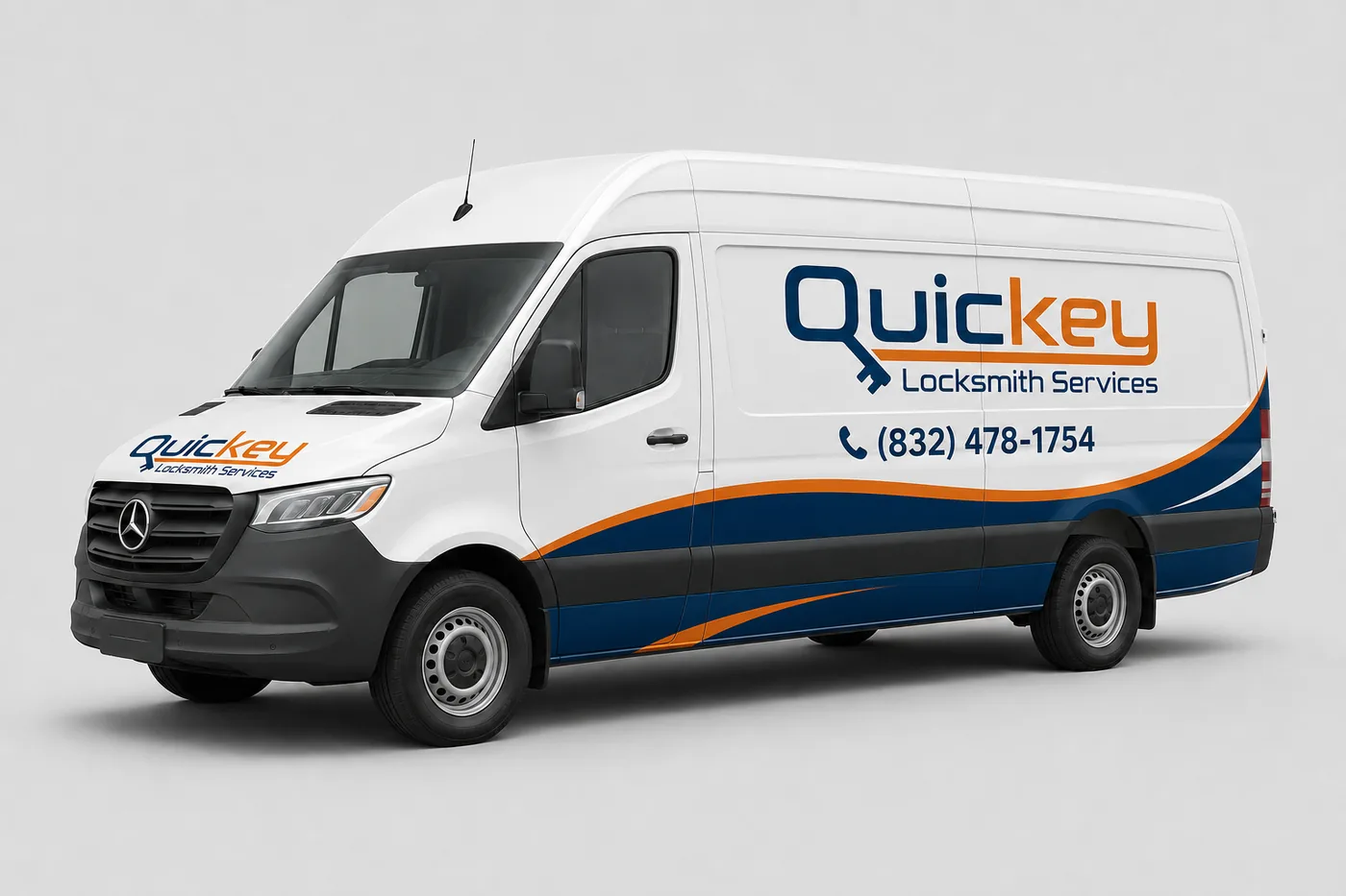 Quickey Locksmith mobile van serving Houston